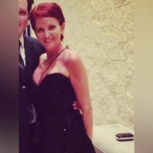 Mini evening gown size 2, black